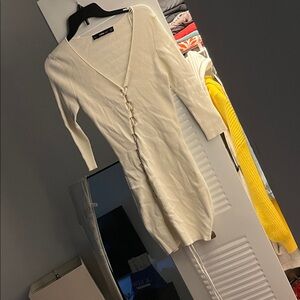 Zara Cream Midi Dress